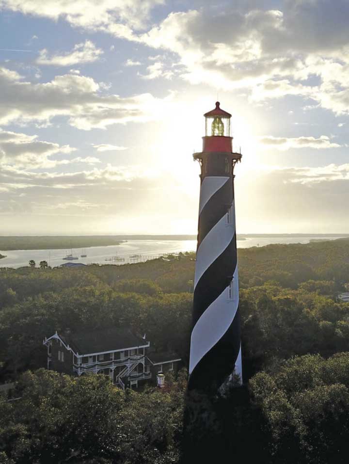 Things to do in St. Augustine Florida in 2020: climb 219 steps to the top of the St. Augustine Lighthouse