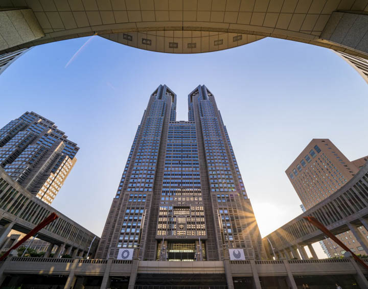 11 Best Places to View the Tokyo Skyline for Free: Tokyo Metropolitan Government Building (Shinjuku City) 