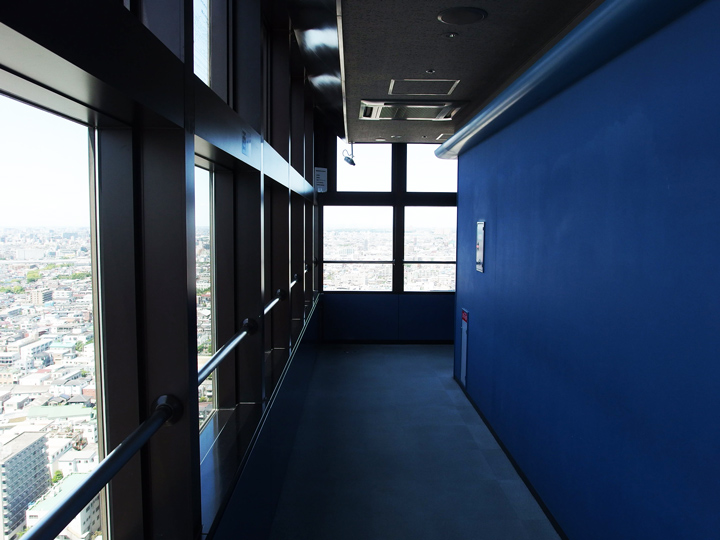 11 Best Places to View the Tokyo Skyline for Free: Tower Hall Funabori (Edogawa City)
