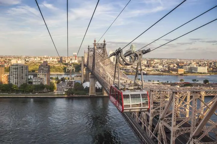 Roosevelt Island Tram, Upper East Side, Roosevelt Island, NYC Top Things to Do in New York City in 2021