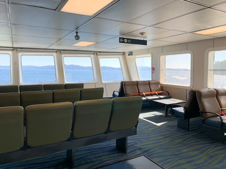 BC Ferries Trip Victoria to Galiano Island: What to Expect Interior