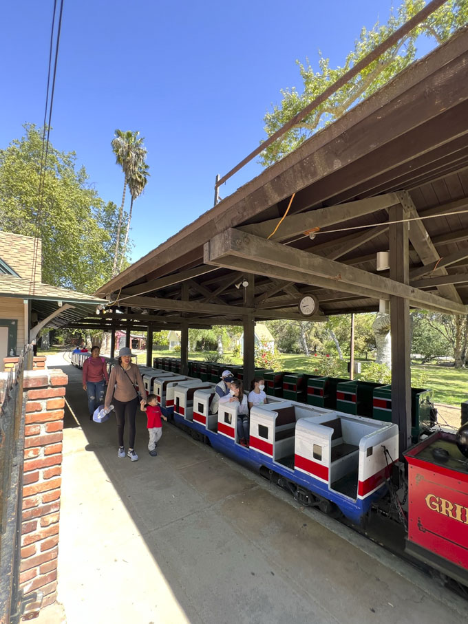 The Train at Griffith Park & Southern Railroad Los Angeles