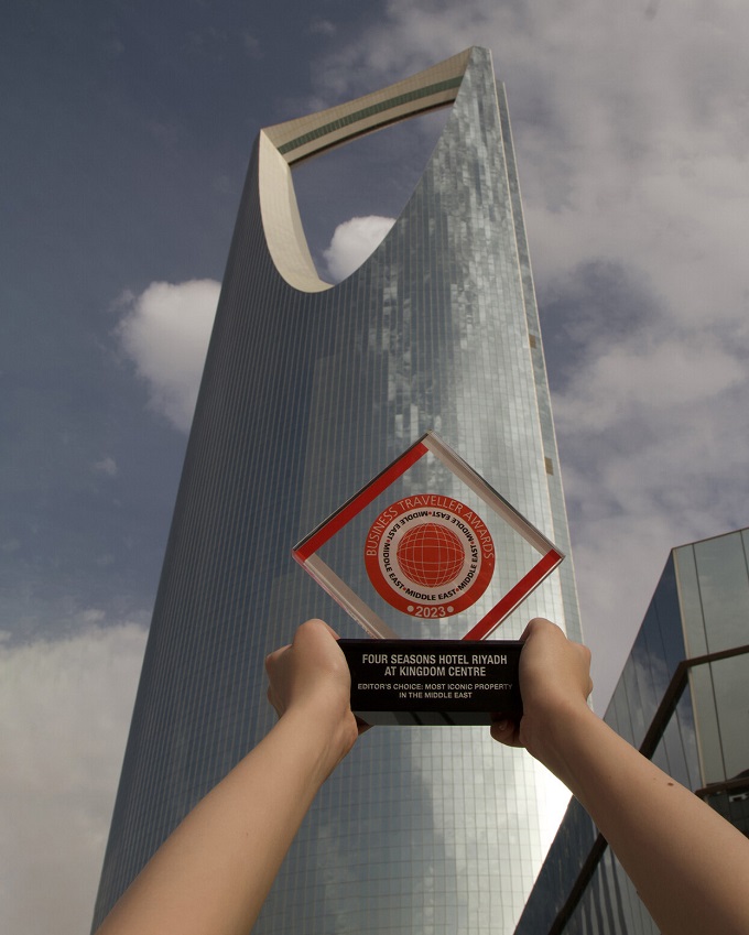 Four Seasons Hotel Riyadh At Kingdom Centre Named Most Iconic Hotel In The Middle East At Business Traveller Middle East Awards 2023